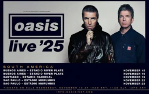 Oasis confirmó que su regreso y se presentará en Buenos Aires