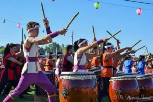 Celebrando el Festival Japonés Bon Odori en La Plata